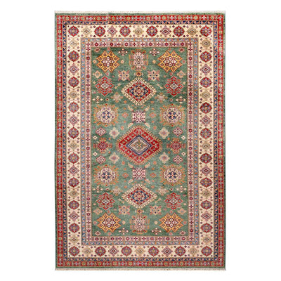 שטיח סופר קזאק 00 ירוק 310*203 | Super Kazak