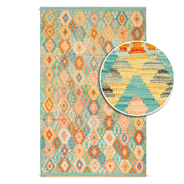 שטיח קילים אפגני 00 צבעוני 317*202