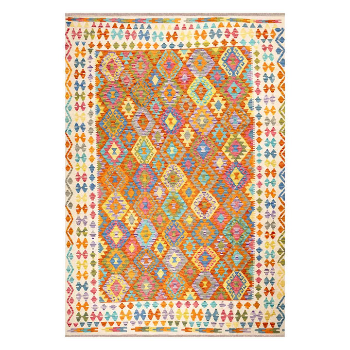 שטיח קילים אפגני 00 צבעוני 301*212