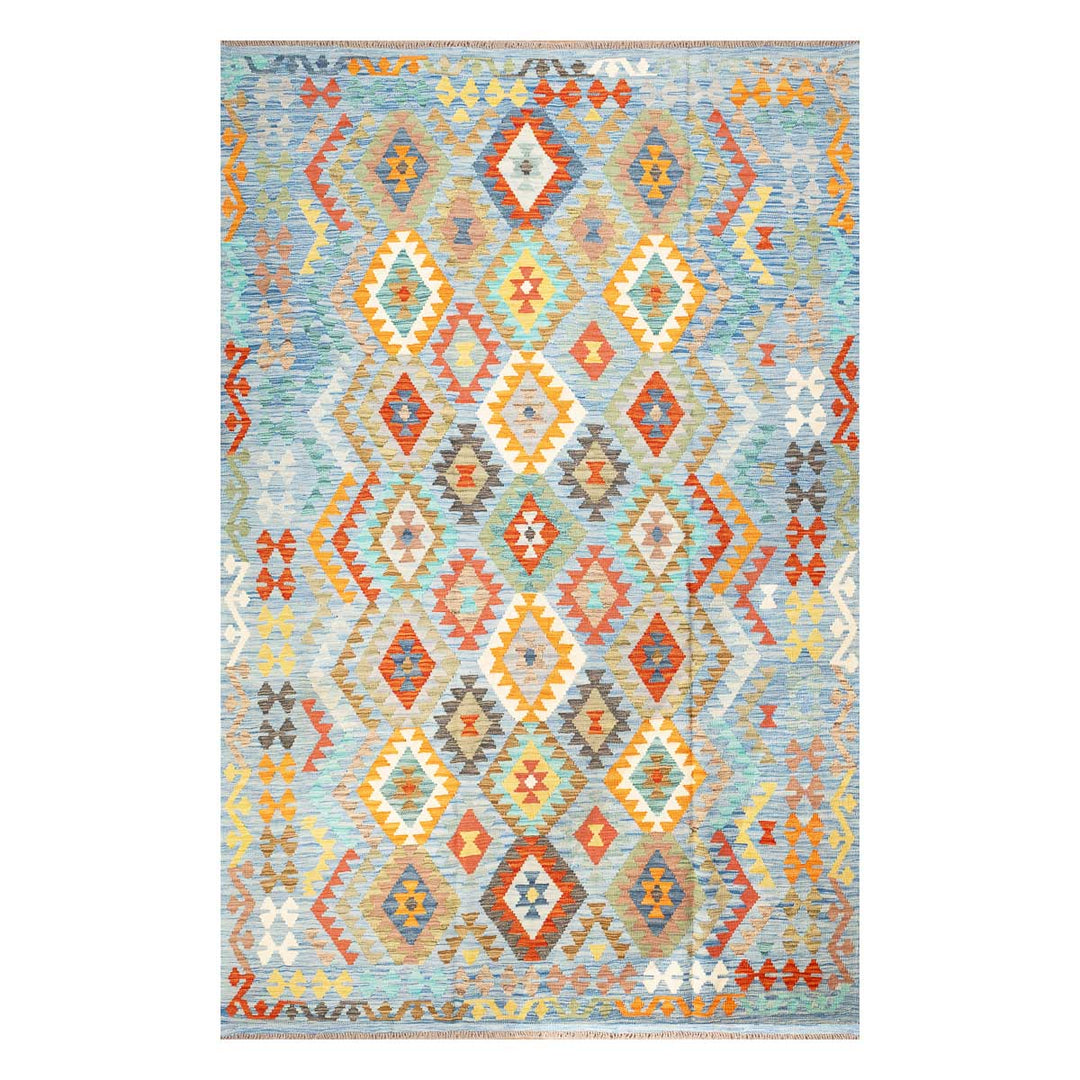 שטיח קילים אפגני 00 צבעוני 302*196