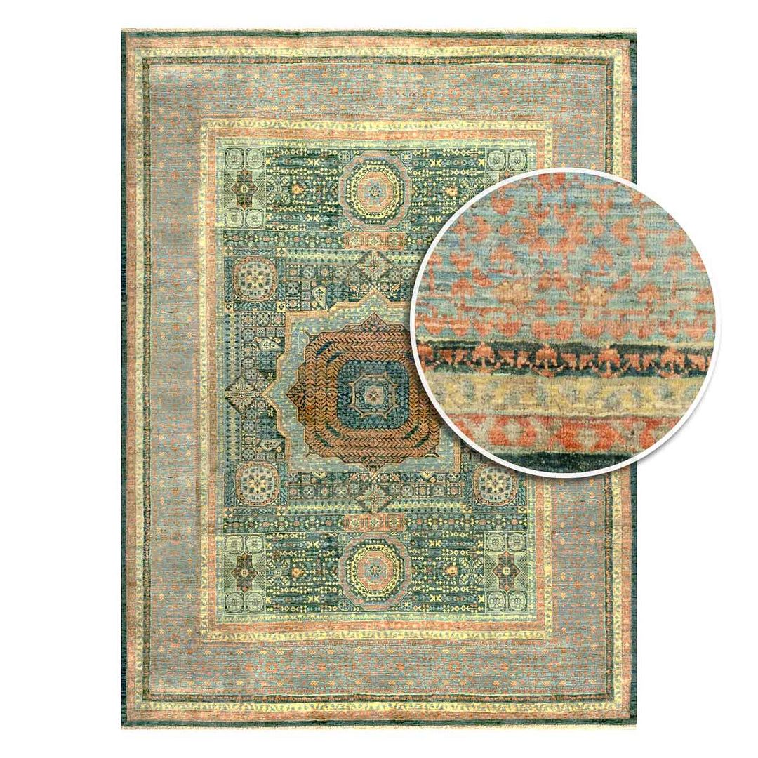 שטיח ממלוק 00 צבעוני 241*179 | Mamluk