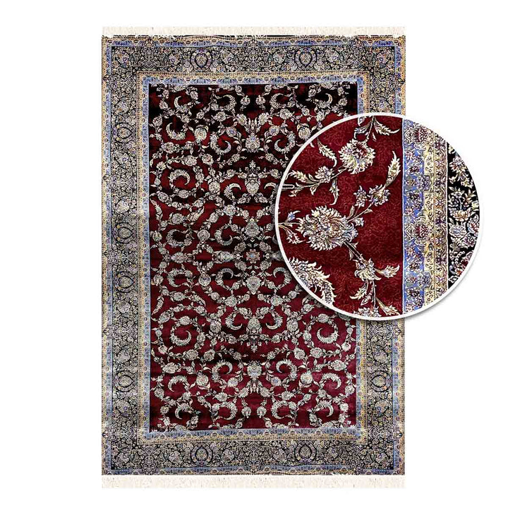 שטיח קום משי 05 אדום | QOM