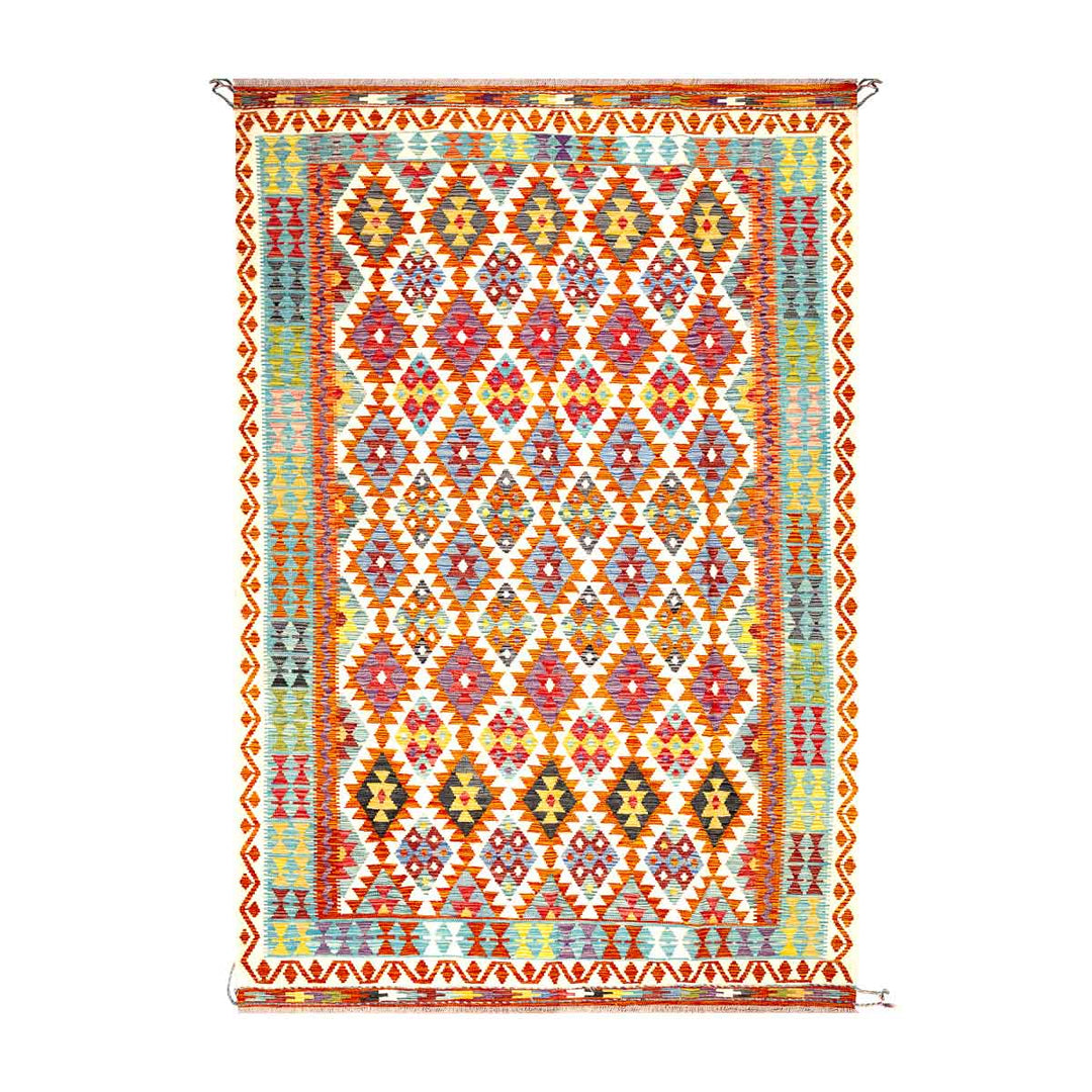 שטיח קילים אפגני 00 צבעוני 294*200