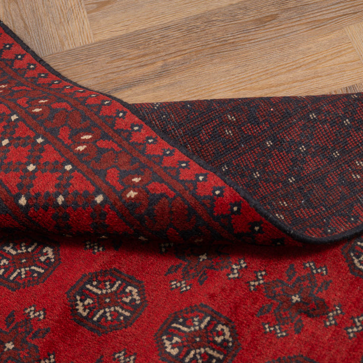 שטיח אפגני בוכרה 00 אדום 244 *169 | Bokhara Rug