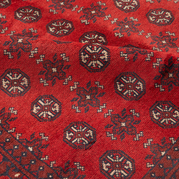 שטיח אפגני בוכרה 00 אדום 244 *169 | Bokhara Rug