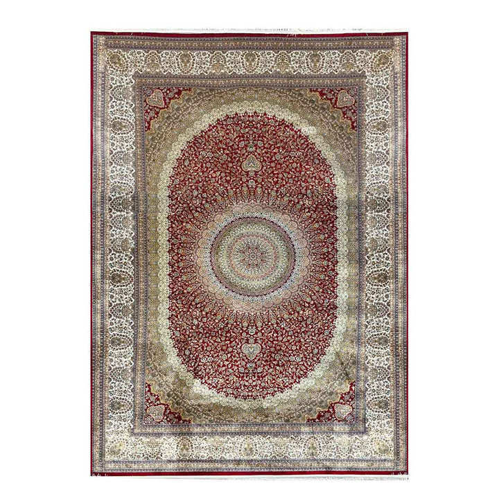 שטיח קום משי 03 אדום | QOM