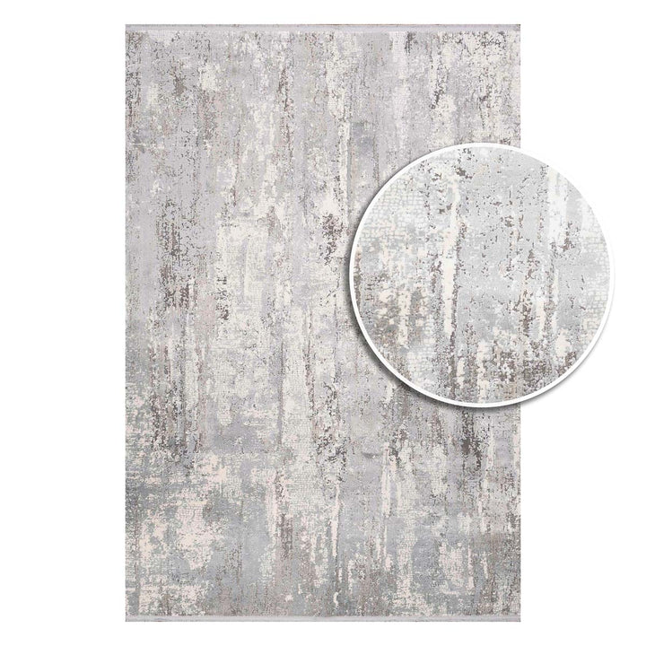 שטיח נול פרמיום 07 קרם/אפור | Nool Premium