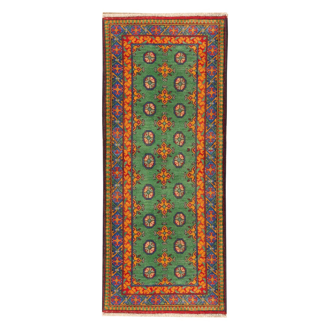 שטיח  אפגני בוכרה 00 ירוק 196*78