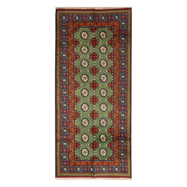 שטיח  אפגני בוכרה 00 ירוק 191*85