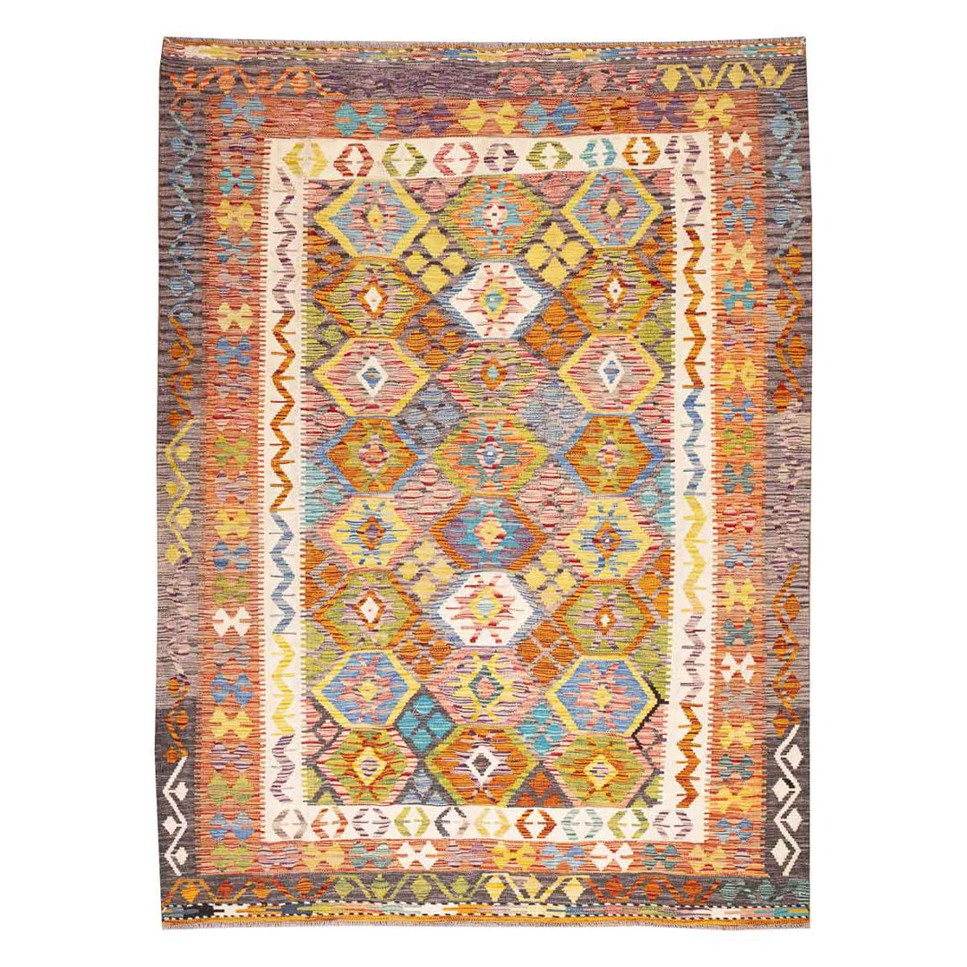 שטיח קילים אפגני 00 צבעוני 255*191