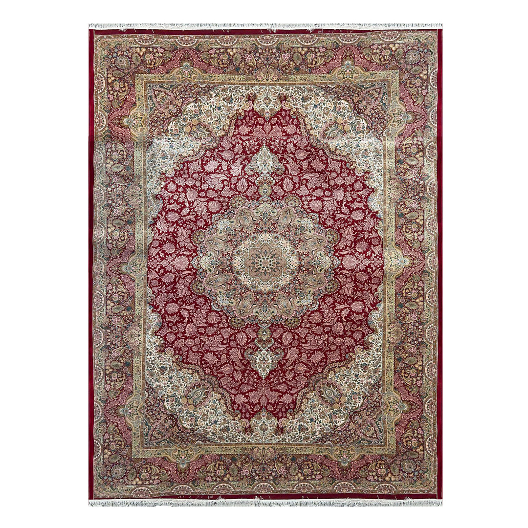 שטיח קום משי 08 אדום | QOM