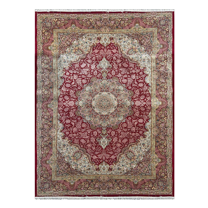 שטיח קום משי 08 אדום | QOM