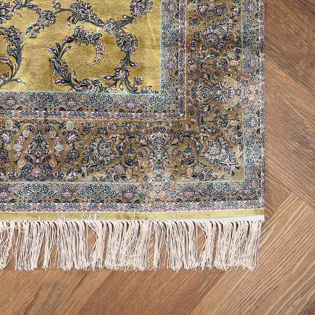 שטיח קום משי 05 בז'| QOM