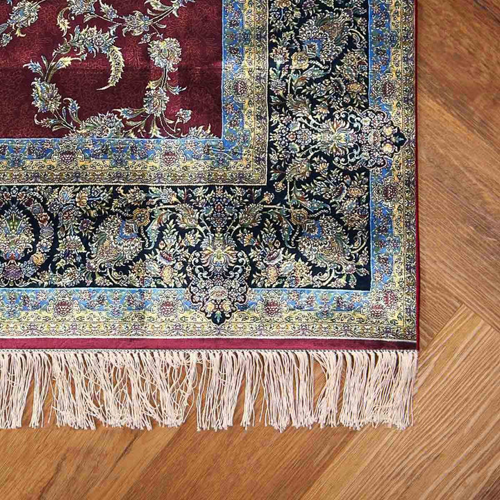 שטיח קום משי 05 אדום | QOM