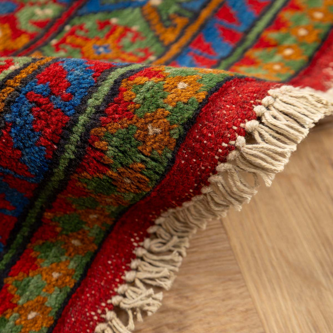 שטיח  אפגני בוכרה 00 כחול 179*126  | Bokhara Rug