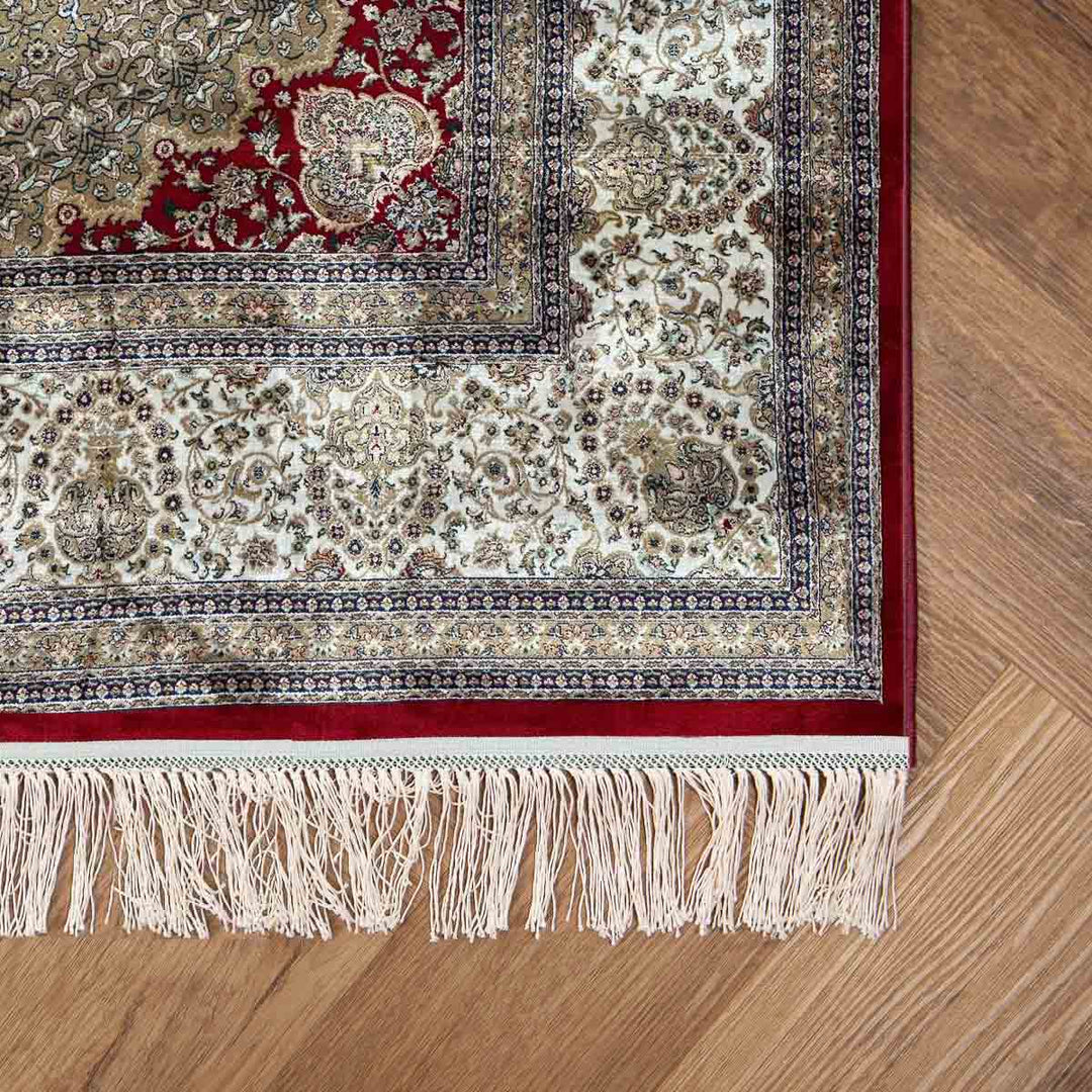 שטיח קום משי 03 אדום | QOM