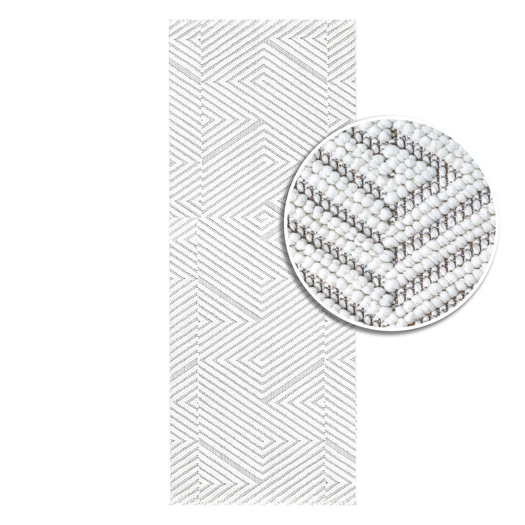 שטיח לופס 04 לבן | Loops