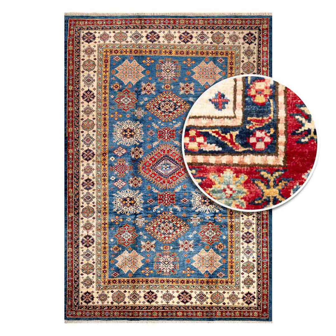 שטיח סופר קזאק 00 כחול 297*203 | Super Kazak