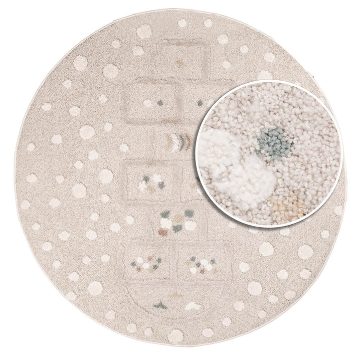 שטיח קלאס 01 קרם עגול