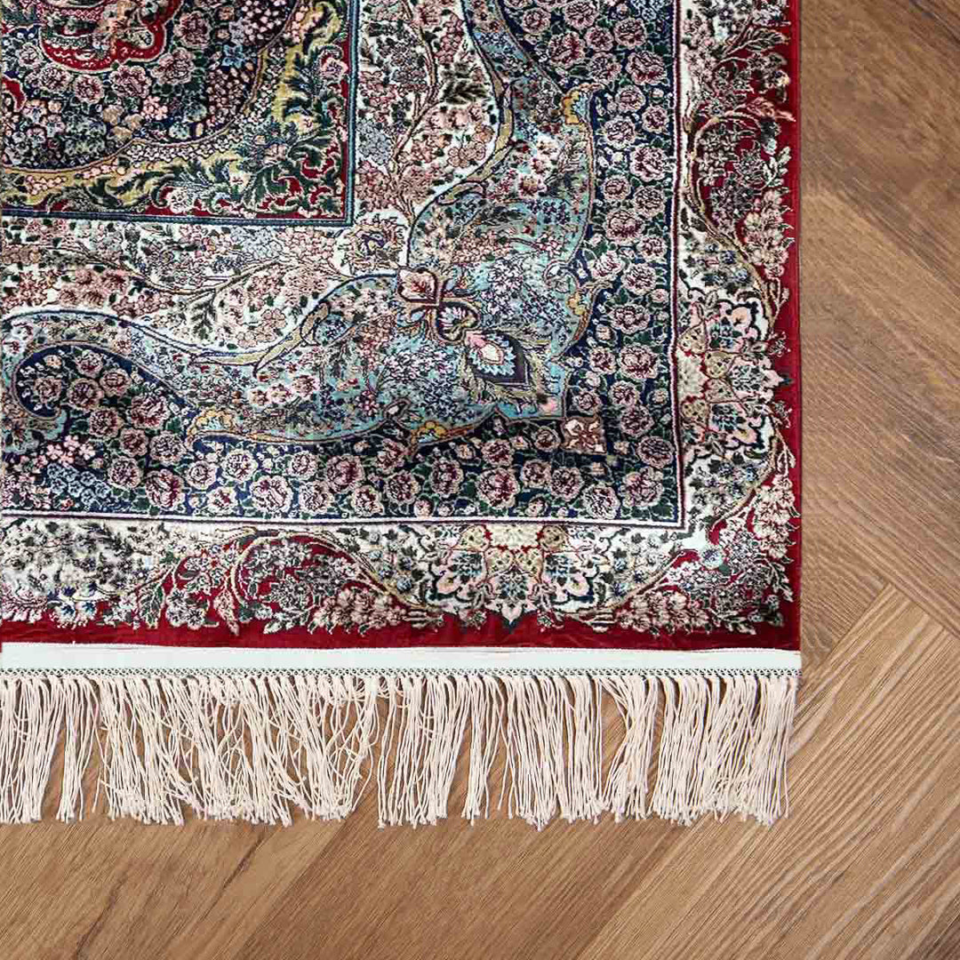 שטיח קום משי 04 אדום | QOM