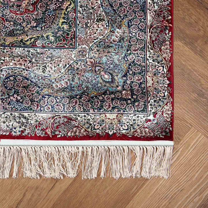 שטיח קום משי 04 אדום | QOM