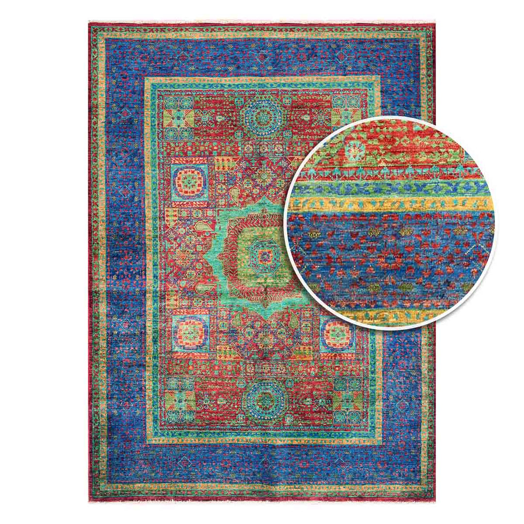 שטיח ממלוק 00 צבעוני 209*151 | Mamluk