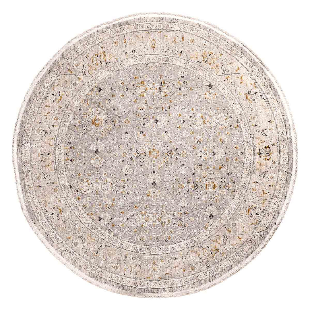 שטיח הריטאז' 04 אפור עגול | Heritage