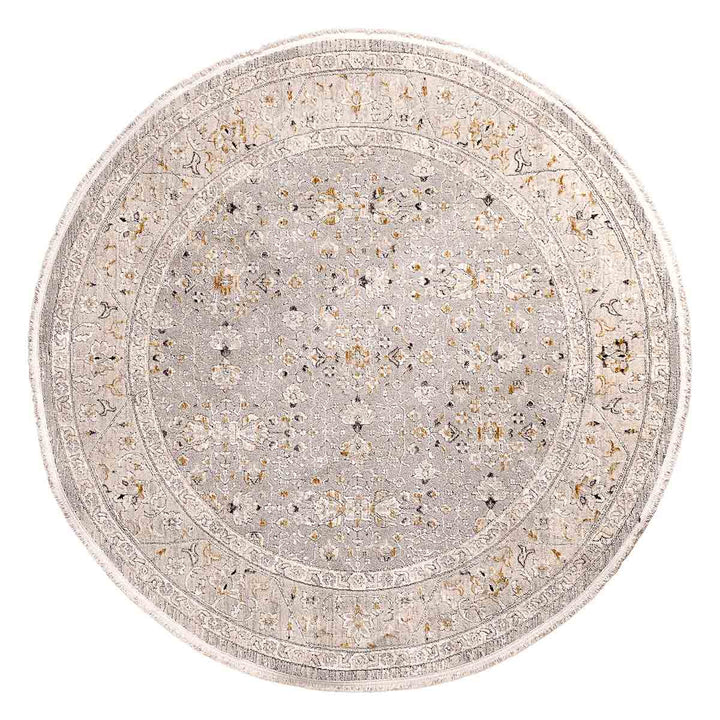 שטיח הריטאז' 04 אפור עגול | Heritage