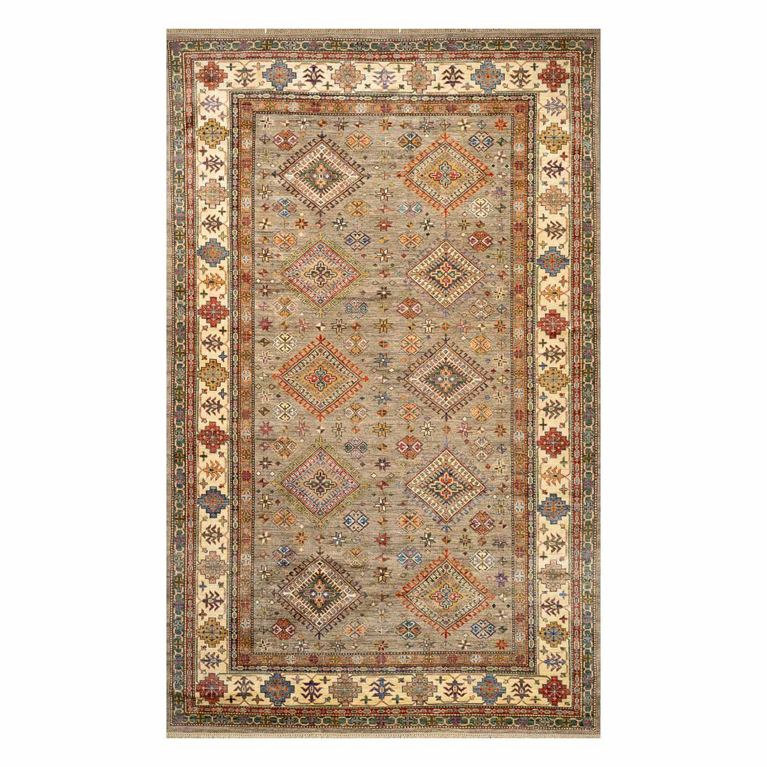 שטיח סופר קזאק 00 אפור  317*200 | Super Kazak