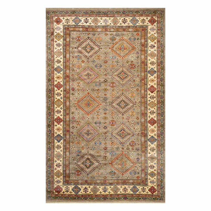 שטיח סופר קזאק 00 אפור  317*200 | Super Kazak