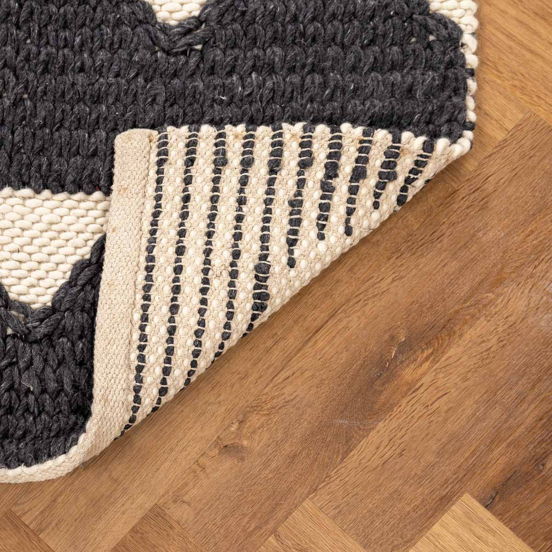 שטיח צמר 06 אפור\קרם | Zemer