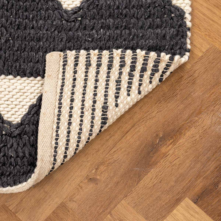 שטיח צמר 06 אפור\קרם | Zemer