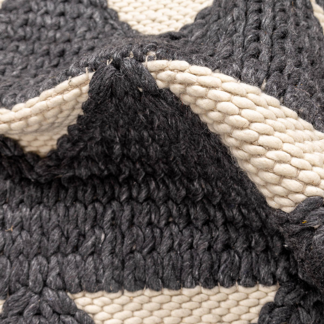 שטיח צמר 06 אפור\קרם | Zemer