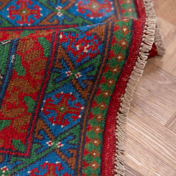 שטיח  אפגני בוכרה 00 ירוק 191*80