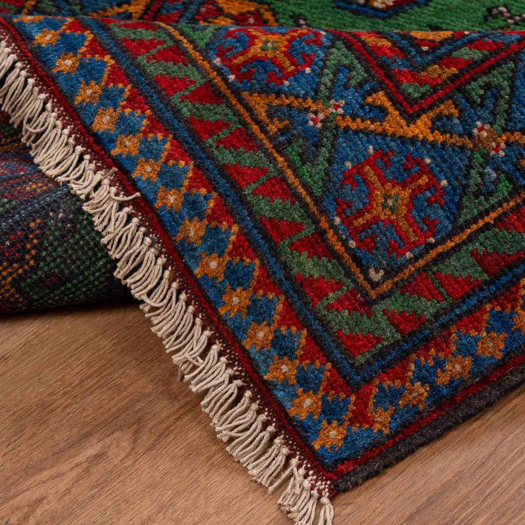 שטיח  אפגני בוכרה 00 ירוק 197*81