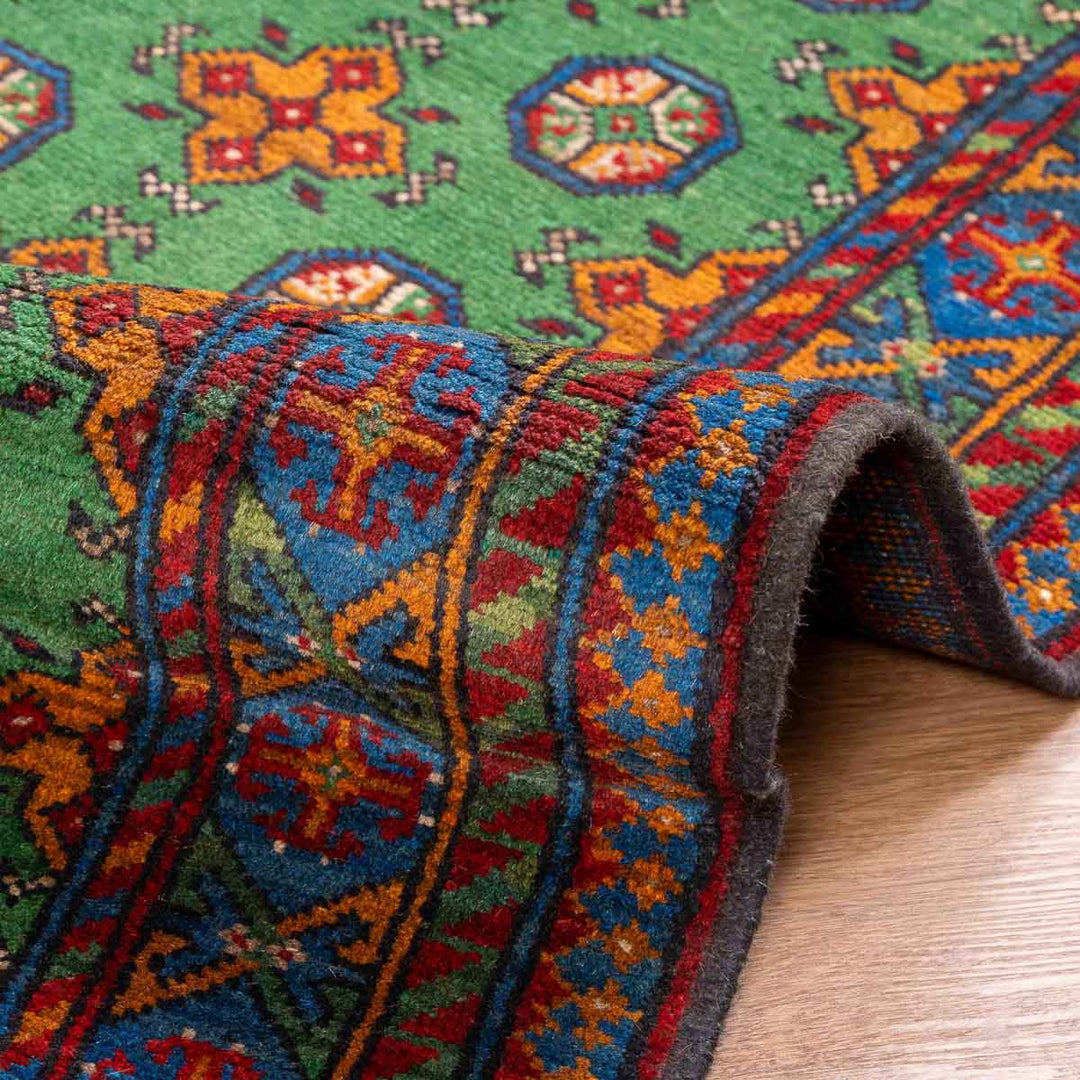 שטיח  אפגני בוכרה 00 ירוק 197*81