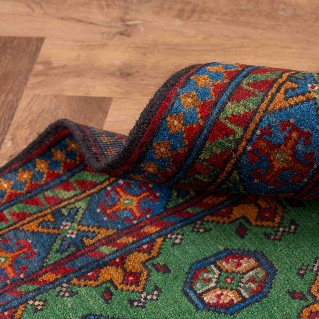 שטיח  אפגני בוכרה 00 ירוק 197*81