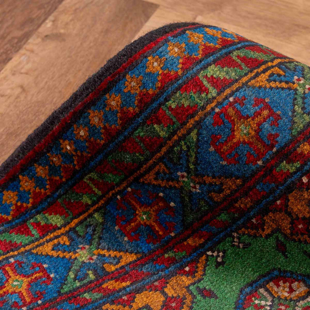 שטיח  אפגני בוכרה 00 ירוק 197*81