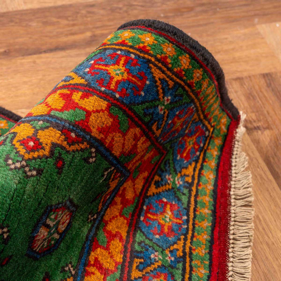 שטיח  אפגני בוכרה 00 ירוק 196*78