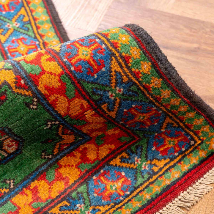 שטיח  אפגני בוכרה 00 ירוק 196*78