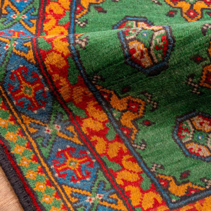 שטיח  אפגני בוכרה 00 ירוק 196*78