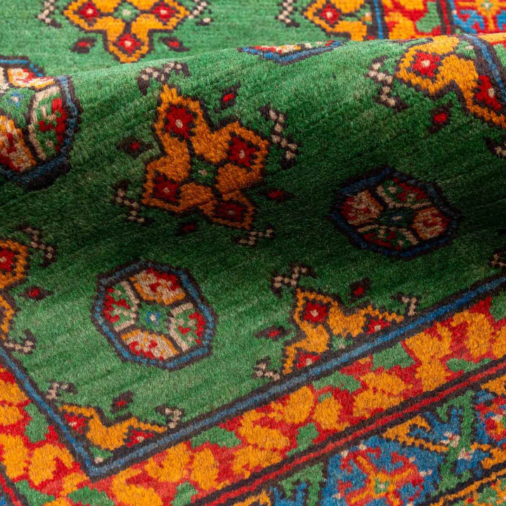 שטיח  אפגני בוכרה 00 ירוק 196*78