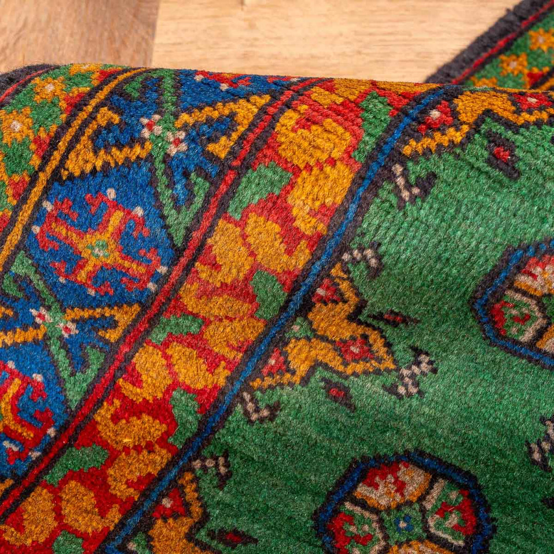 שטיח  אפגני בוכרה 00 ירוק 196*78