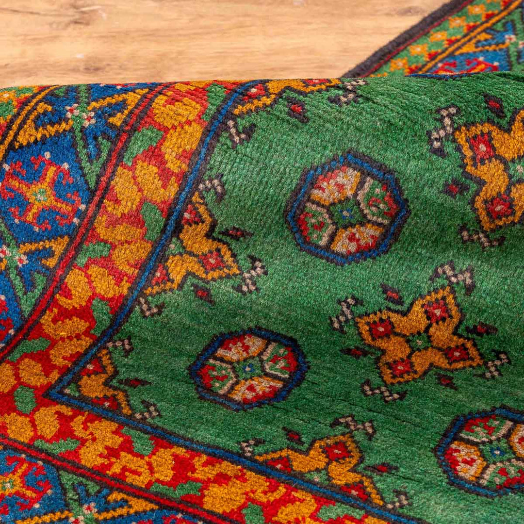 שטיח  אפגני בוכרה 00 ירוק 196*78