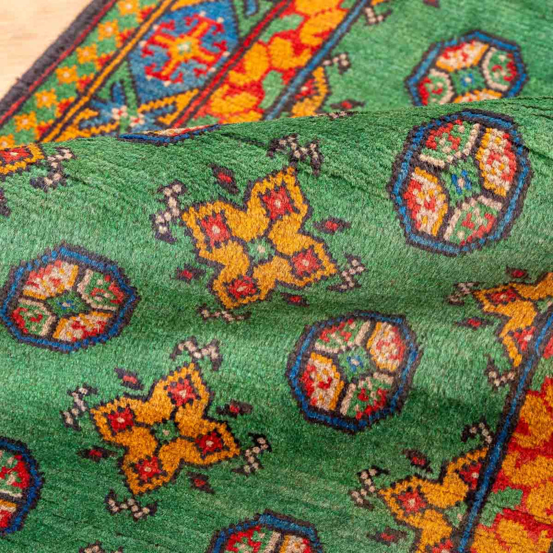 שטיח  אפגני בוכרה 00 ירוק 196*78
