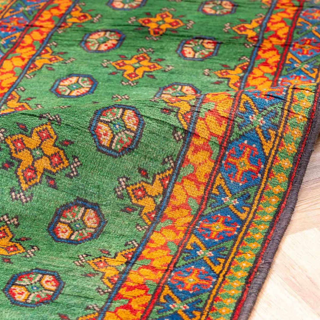 שטיח  אפגני בוכרה 00 ירוק 196*78