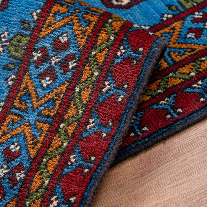 שטיח  אפגני בוכרה 00 כחול 288*76