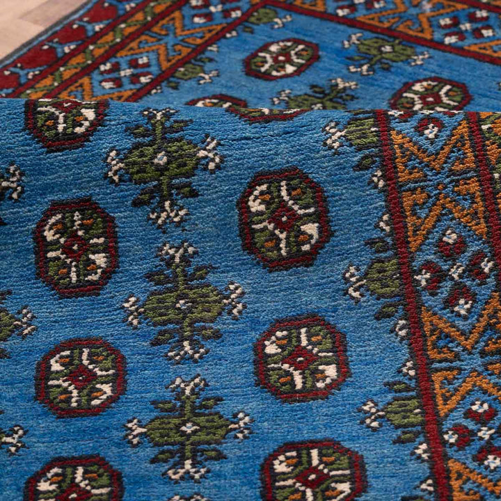 שטיח  אפגני בוכרה 00 כחול 288*76