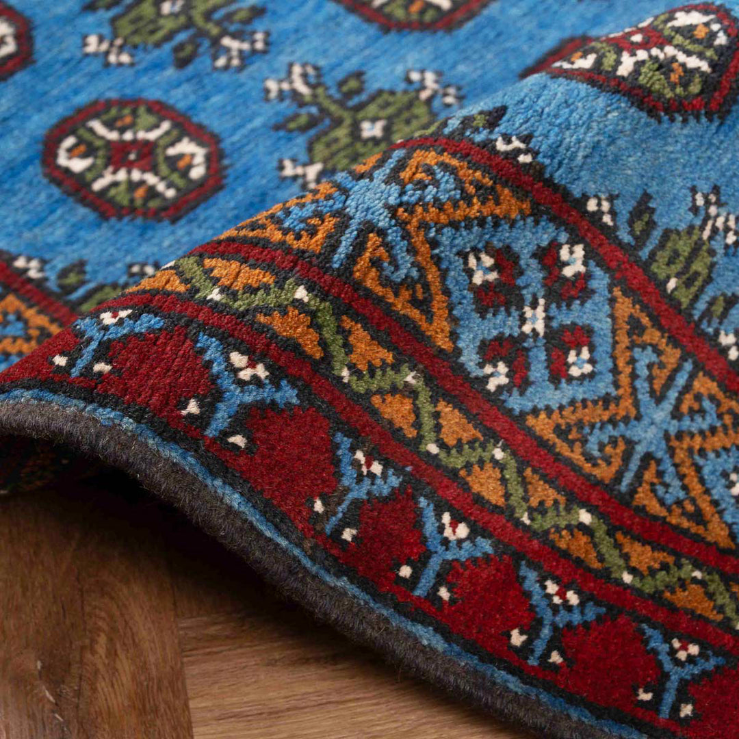 שטיח  אפגני בוכרה 00 כחול 288*76