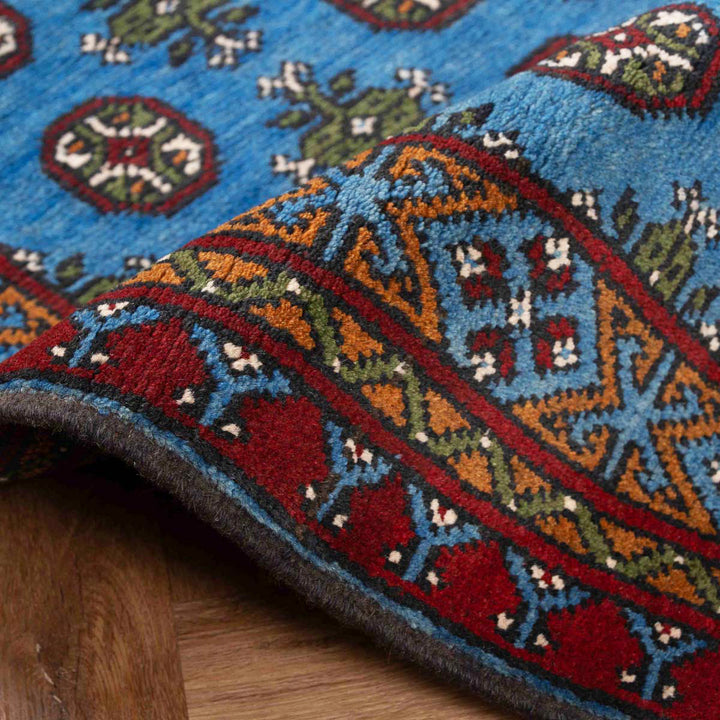 שטיח  אפגני בוכרה 00 כחול 288*76